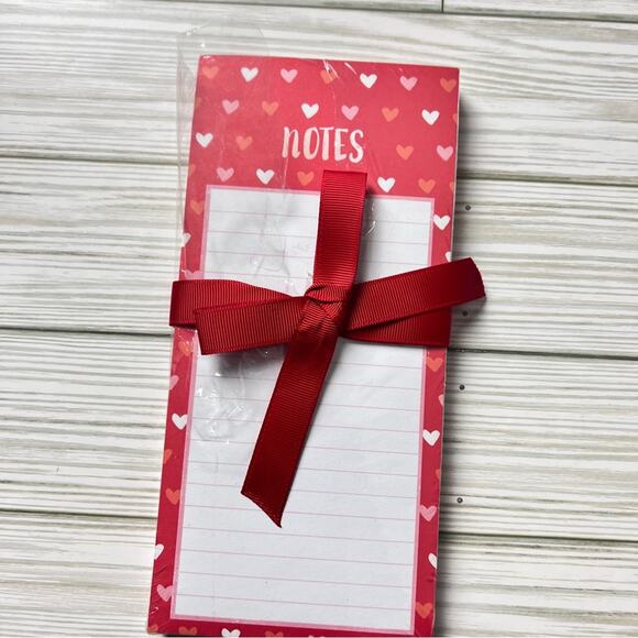 Lady Jayne Heart Love Design  Magnetic Notepad To Do List  Stationery - Picture 1 of 8